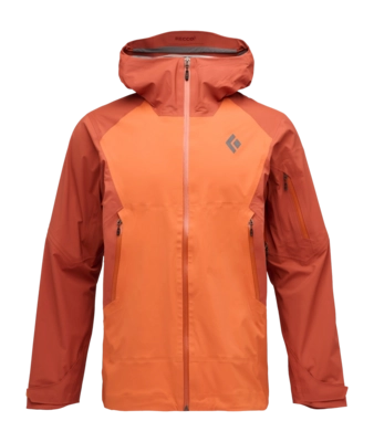 Ski Jas Black Diamond Men Recon LT Stretch Shell Saffron/Burnt Sienna Regular Fit