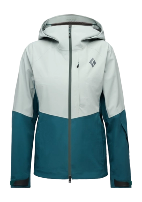 Ski Jas Black Diamond Women Recon Stretch Shell Agave/Deep Woods Regular Fit