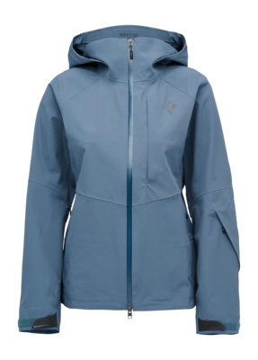 Ski Jas Black Diamond Women Recon Stretch Shell Midnight Blue Regular Fit