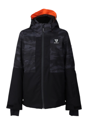 Ski Jas Brunotti Boys Aratiny Black Snow Jacket Normale pasvorm