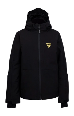 Ski Jas Brunotti Boys Strokersy Snow Jacket Black Regular Fit