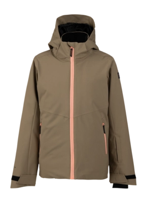 Ski Jas Brunotti Girls Scialeny Snow Jacket Dusky Green Slim Fit