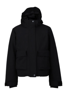 Ski Jas Brunotti Girls Terraski Snow Jacket Black Loose Fit