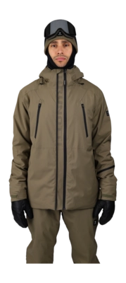 Ski Jas Brunotti Men Norrow Dusky Green Snow Jacket Regular Fit