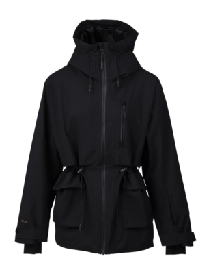 Ski Jas Brunotti Women Nevicara Black Snow Jacket Loose Fit