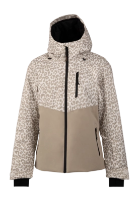 Ski Jas Brunotti Women Scialena Print Snow Jacket Leopard Snow Slim Fit