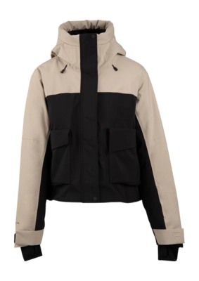 Ski Jas Brunotti Women Terrea Snow Jacket Black Loose Fit