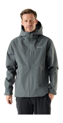 Ski Jas Cortazu Men AW Hardshell Jacket 10M Mid Grey Regular fit