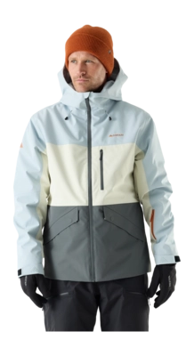 Ski Jas Cortazu Men Nunatak 10M CB3 Mid Grey Kitt Glacier Blue Regular Fit