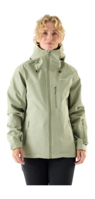 Ski Jas Cortazu Women AW Hardshell Jacket 10M Olive Regular Fit