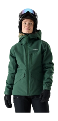 Ski Jas Cortazu Women Nunatak 10M Dark Green Regular Fit