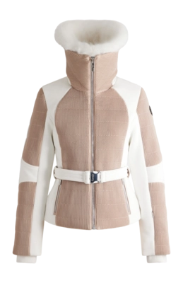 Ski Jas Fusalp Women Gitu Latte/Neige Regular Fit