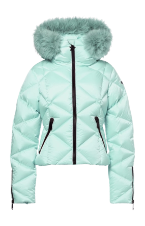 Ski Jas Goldbergh Women Harumi Faux Border Matcha Mint Regular Fit