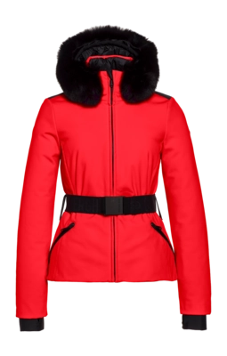 Ski Jacket Goldbergh Women Hida Faux Border Flame