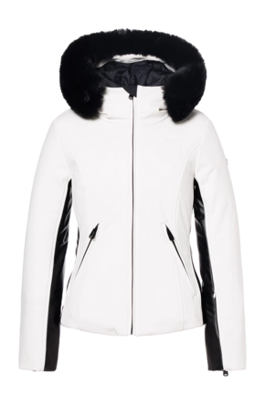 Ski Jas Goldbergh Women Kibõ Faux Border Snow White Slim fit