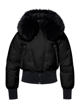Ski Jas Goldbergh Women Misake Faux Border Black Normale pasvorm