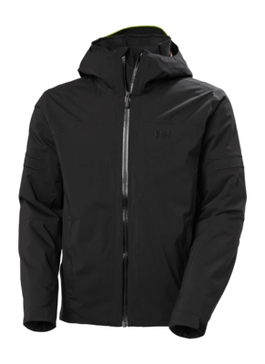Ski Jas Helly Hansen Men Courchevel Jacket Black Regular Fit