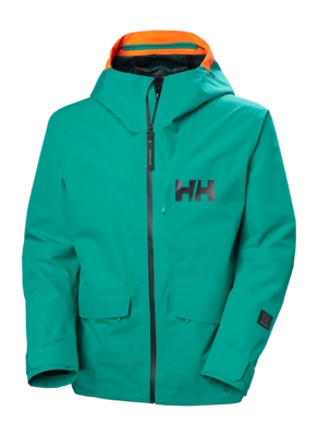 Ski Jas Helly Hansen Men Emiko Shell Jacket Signal Green Loose fit