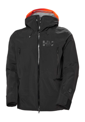 Ski Jas Helly Hansen Men Sogn Shell 2.0 Jacket Black Loose fit