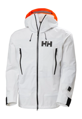 Ski Jas Helly Hansen Men Sogn Shell 2.0 Jacket White Loose Fit
