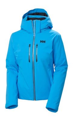 Ski Jas Helly Hansen Women Alphelia Lifaloft Jacket Cyan Regular Fit