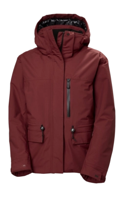 Ski Jas Helly Hansen Women Nora Insulated 2.0 Jacket Mars Red Loose Fit