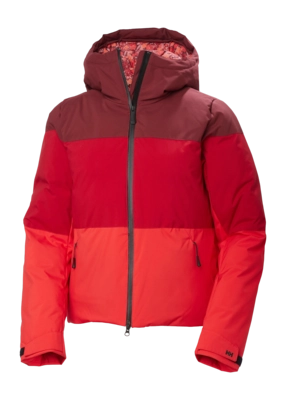 Ski Jas Helly Hansen Women Nora Short Puffy Jacket Mars Red Regular Fit