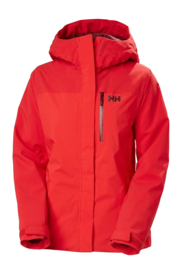 Ski Jas Helly Hansen Women Snowplay Jacket Alert Red Regular Fit
