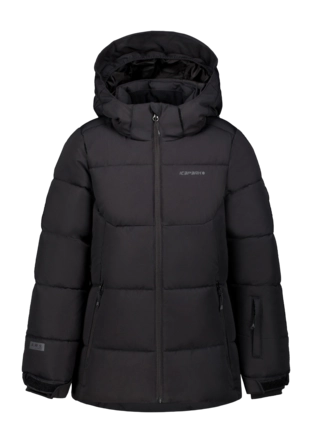 Ski Jas Icepeak Kids Loris Jr Basic Black G Downlook Junior pasvorm
