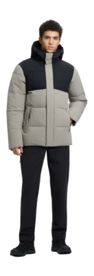 Ski Jas Icepeak Men Parksville Grey A.W.S. ACTIVE