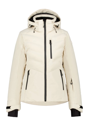 Ski Jas Icepeak Women Flovilla Beige A.W.S. Active membraan