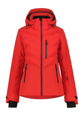 Ski Jas Icepeak Women Flovilla Classic Red Regular Fit