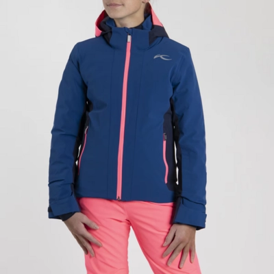 Ski Jas KJUS Girls Downhill Jacket Sapphire/Atlanta Blue Regular Fit