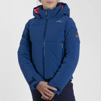 Ski Jas KJUS Girls Slopes Jacket Sapphire/Cyber Pink Regular Fit
