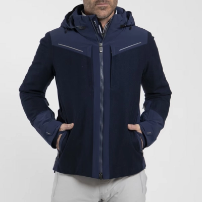 Ski Jas KJUS Men Frostline Wool Jacket KJUS Navy/Black Regular Fit