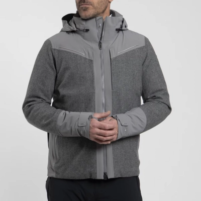 Ski Jas KJUS Men Frostline Wool Jacket Pewter Regular Fit