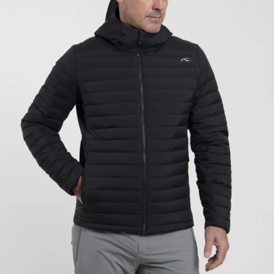 Ski Jas KJUS Men FRX Blackcomb Hooded Black Regular Fit