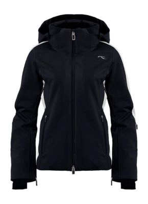 Ski Jas KJUS Women Formula Jacket Black/White 25 Regular Fit