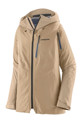 Ski Jas Patagonia Women Snowdrifter Jacket Oar Tan