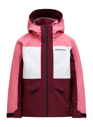 Ski Jas Peak Performance Kids Gravity HIPE 2L Insulated Shell Mountain Blush/Antarctica Regular Fit