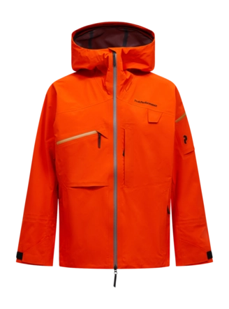 Ski Jas Peak Performance Men Alpine Gore-Tex C-Knit 3L Shell Solar Burst Regular Fit