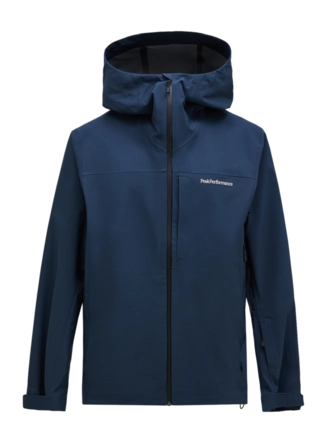 Ski Jas Peak Performance Men Maroon HIPE 3L Shell Blue Shadow Regular Fit