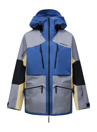 Ski Jas Peak Performance Men Vertical Gore-Tex Pro 3L Shell Summit Sky/Lt Grey 0,73 kg