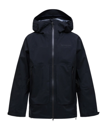 Ski Jas Peak Performance Men Vislight Gore-Tex C-Knit 3L Shell Black Regular Fit