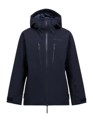 Ski Jas Peak Performance Men Whitelight APX Hipe Black Shell Jacket Regular Fit