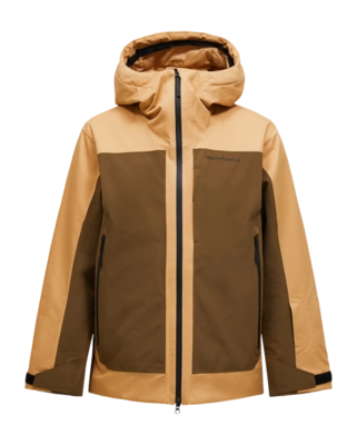 Ski Jas Peak Performance Men Whitelight HIPE Meadow Moss 2L Insulated Shell Jacket Regular Fit