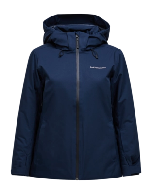 Ski Jas Peak Performance Women Anima HIPE 2L Insulated Shell Jacket Blue Shadow Regular Fit