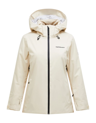 Ski jas Peak Performance Women Anima HIPE 2L Insulated Shell Jacket Sand Fog