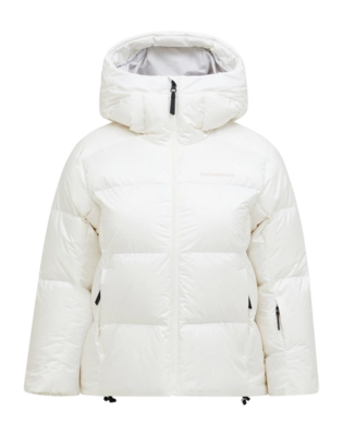 Ski Jas Peak Performance Women Glissade Down Jacket Offwhite