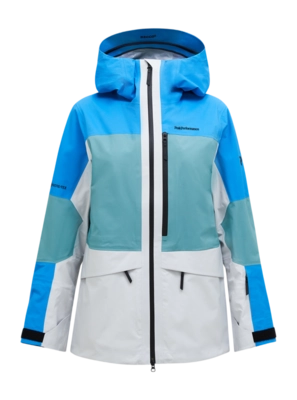 Ski Jas Peak Performance Women Gravity GORE-TEX 3L Shell Jacket Antarctica Deluded Vision Relaxed Fit